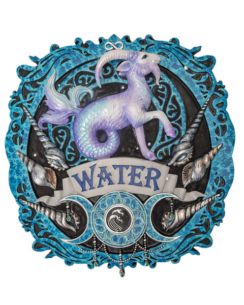 Water Elemental Icon Wall Plaque