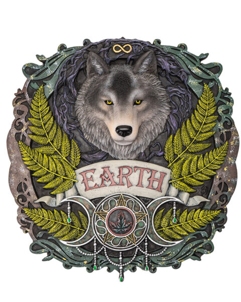 Earth Elemental Icon Wall Plaque